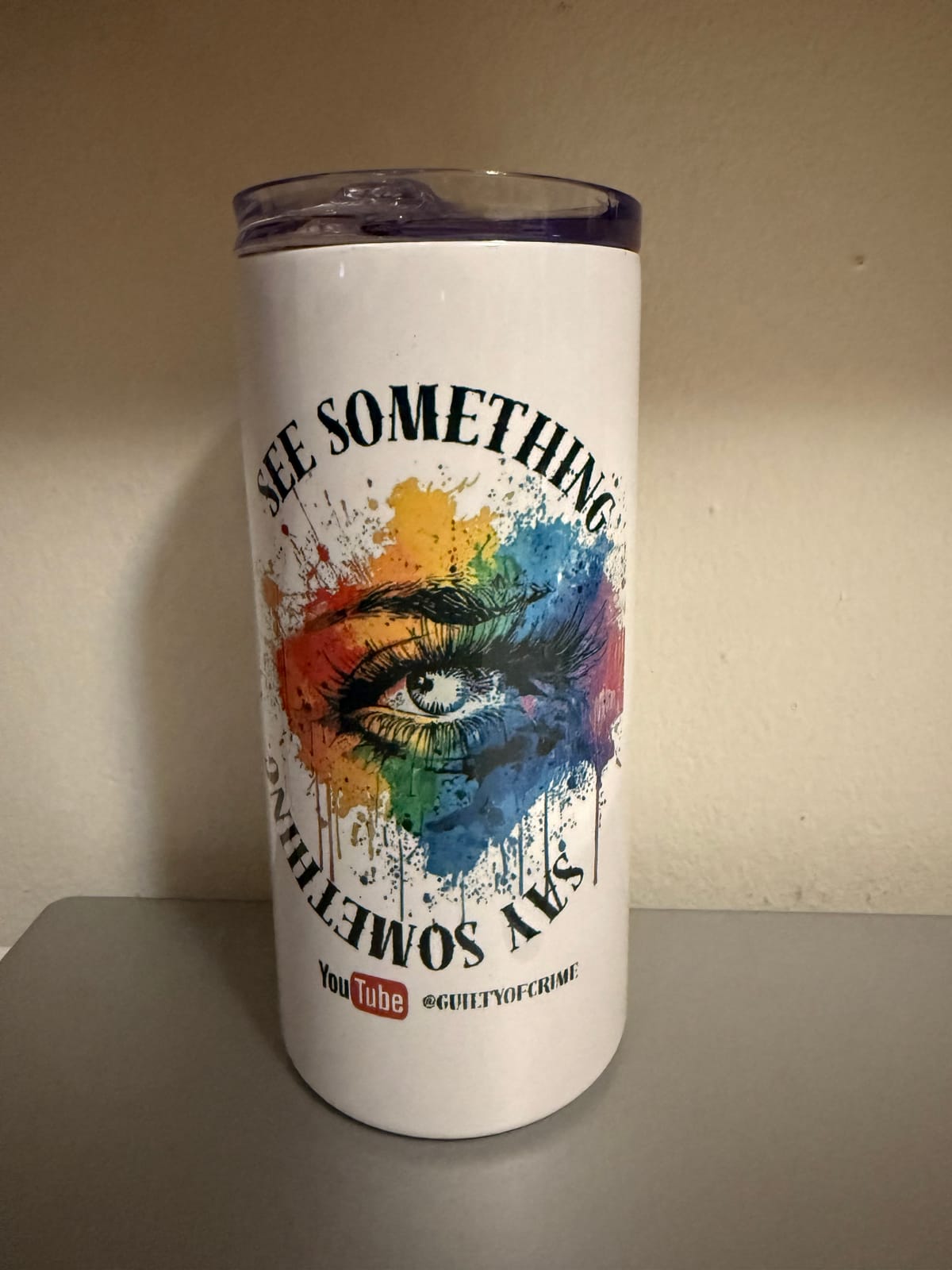 Want to win a Guilty of Crime Tumbler?