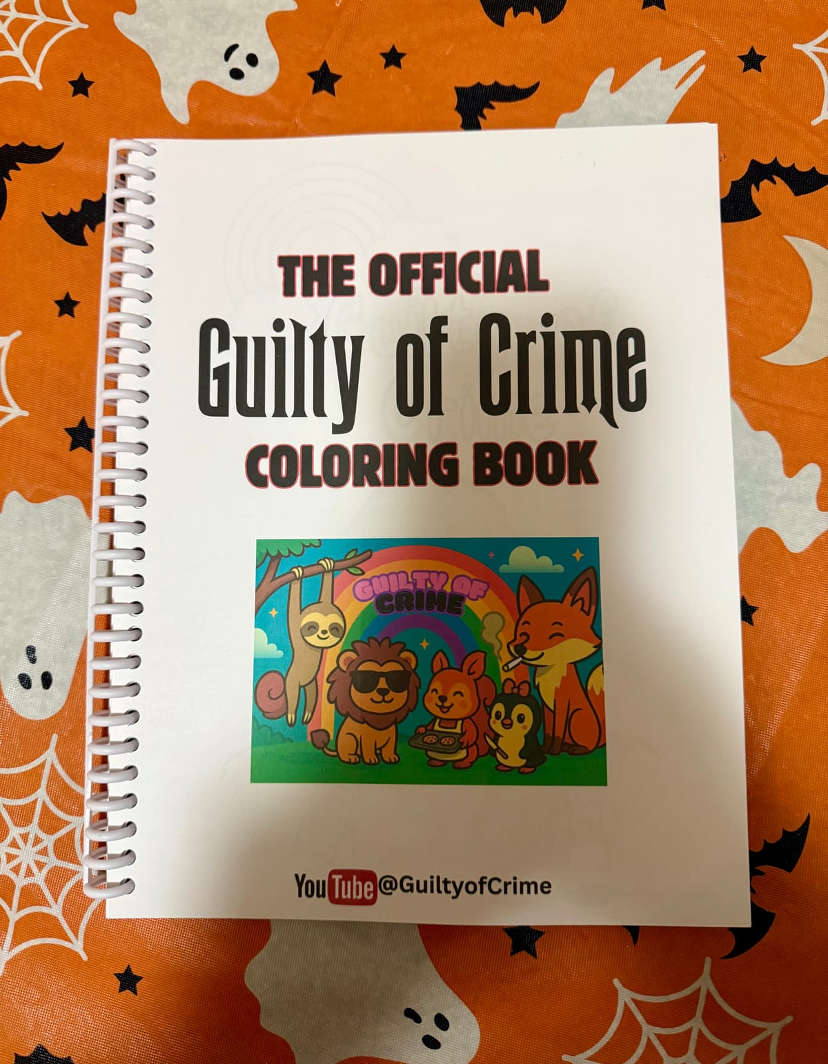 The Guilty of Crime Coloring Book is officially here!!!!