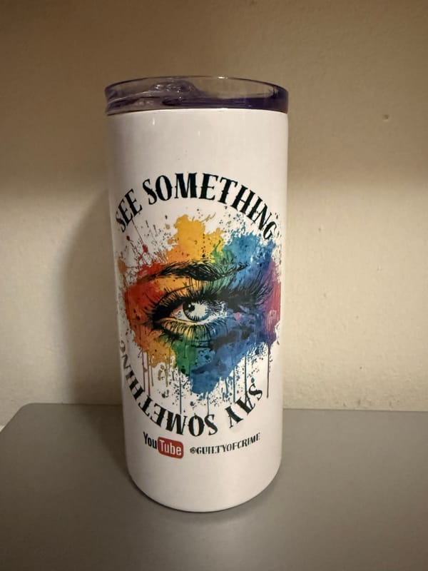 Want to win a Guilty of Crime Tumbler?